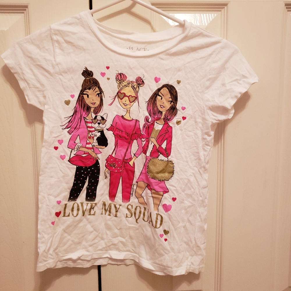 White shirt with girls
